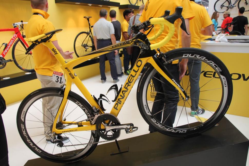 Yellow pinarello f12 hot sale